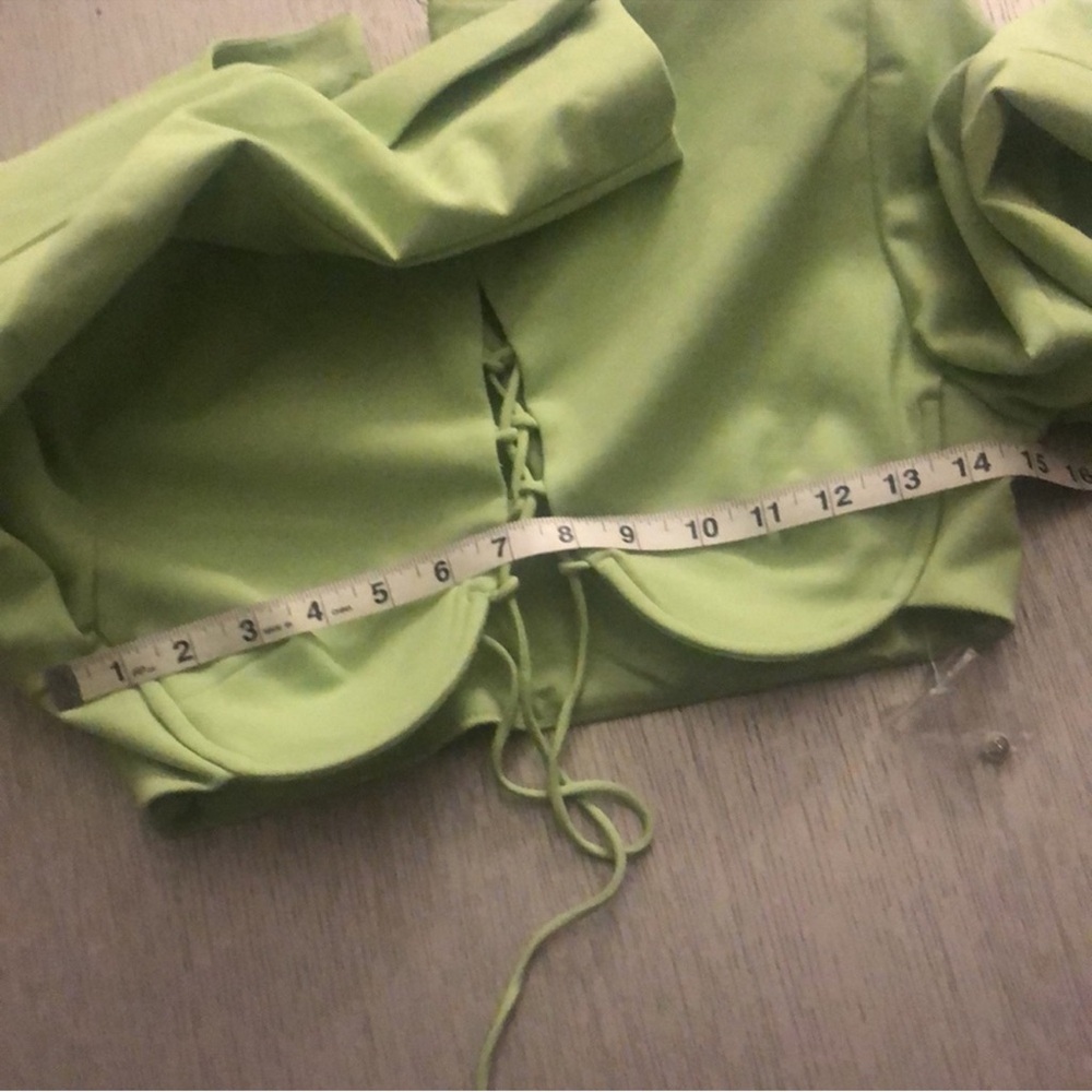 CAMILA COELHO cropped top green Size S - Picture 8 of 10